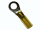 (64.100) Schrumpfschlauch Ringverbinder 4mm²-6mm² Gelb M4 mit Kleber Typ CSRV (100 Stück)