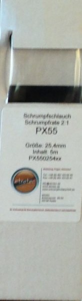 PX55 (2:1) 2,4mm/1,2mm MINIBOX Schrumpfschlauch (15m)