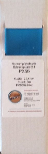25,4mm (5m) MINIBOX Heat Shrink Tubing PX55 (Mini Reel)